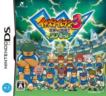 Inazuma Eleven 3 - Sekai e no Chousen!! - Spark (Japan) box cover front